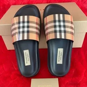 Burberry Shoes Burberry Ashmore Vintage Slide Sandal S35 Eur 5 Poshmark